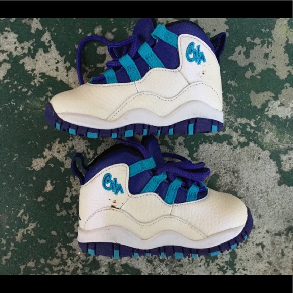 Jordan Other - Jordan 10 Retro-White/Concord Blue sz5 boy/toddler